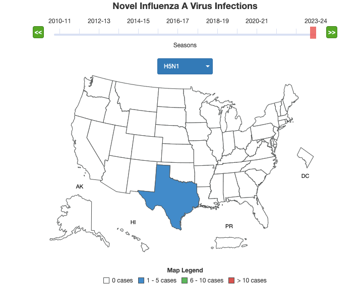 The CDC is monitoring influenza A infections