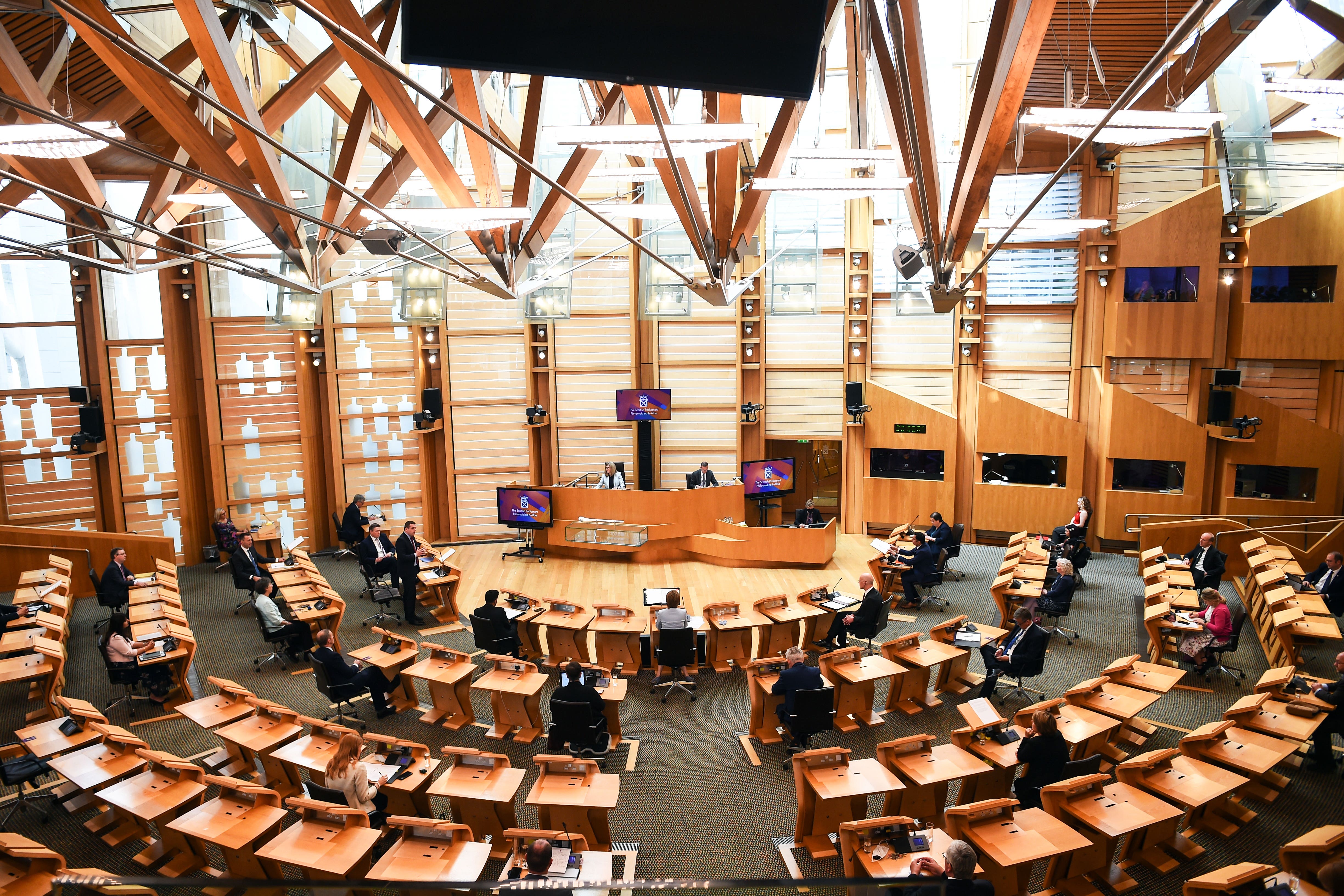 MSPs backed a motion to treat the Bill as emergency legislation (Andy Buchanan/PA)