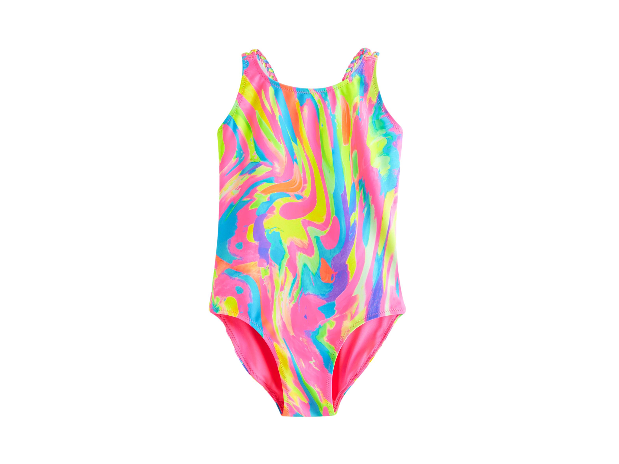 Next multi bright abstract-print swimsuit