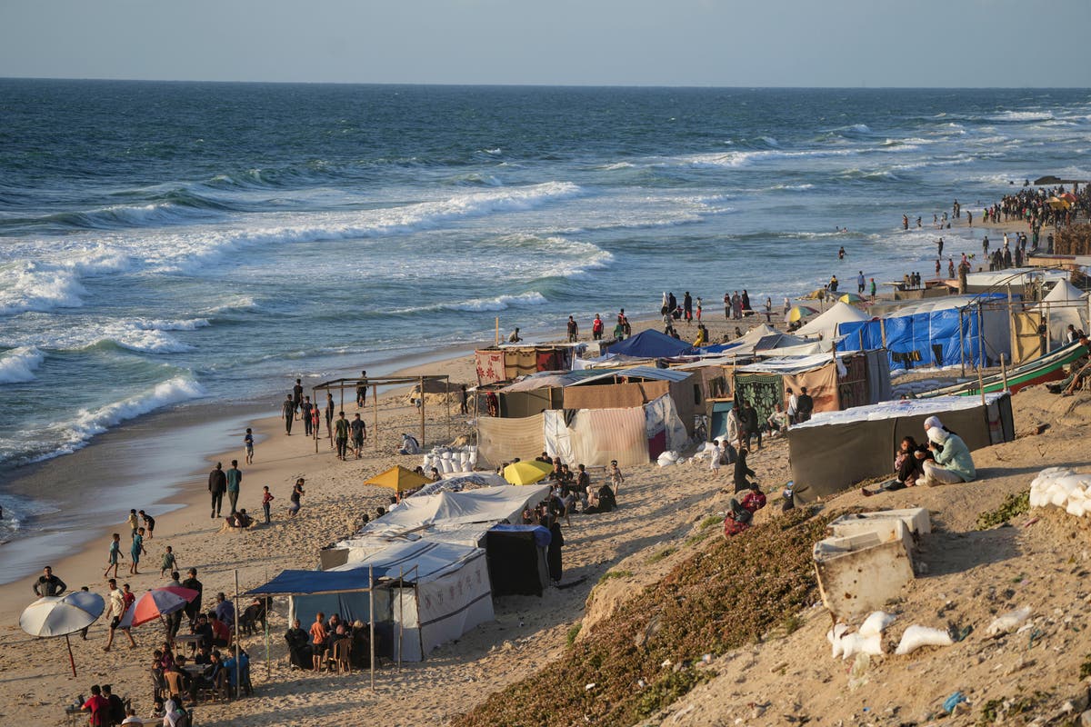 UK aid sets sail for Gaza pier | The Independent