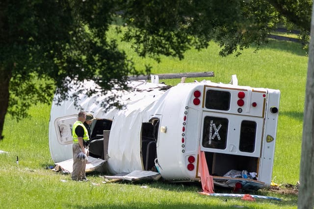 APTOPIX Farmworker Bus Accident Florida
