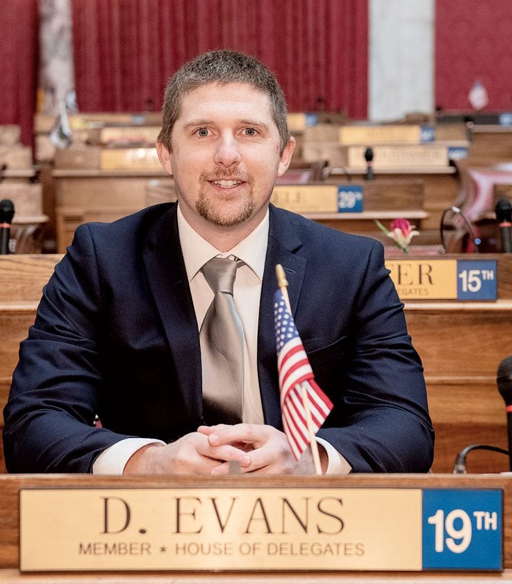 Derrick Evans in the West Virginia House of Delegates
