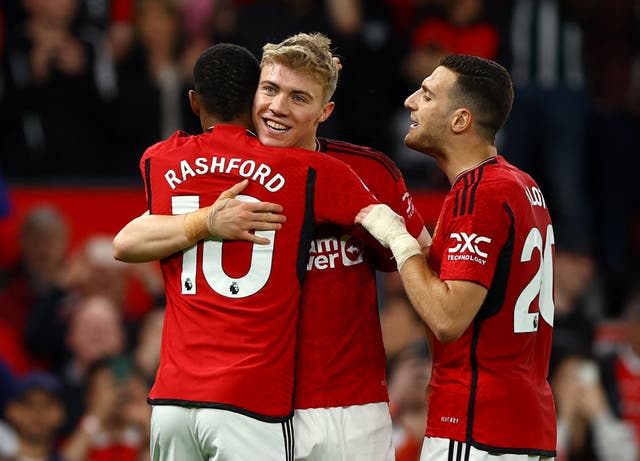 <p>Rasmus Hojlund scored the decisive goal as Man Utd defeated Newcastle</p>