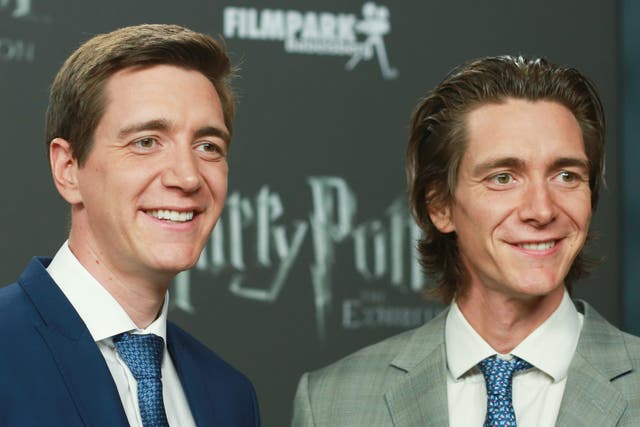 <p>Oliver Phelps (left) and James Phelps</p>