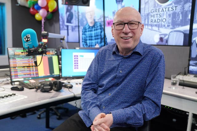<p>Radio presenter Ken Bruce in the Greatest Hits Radio studios in central London</p>