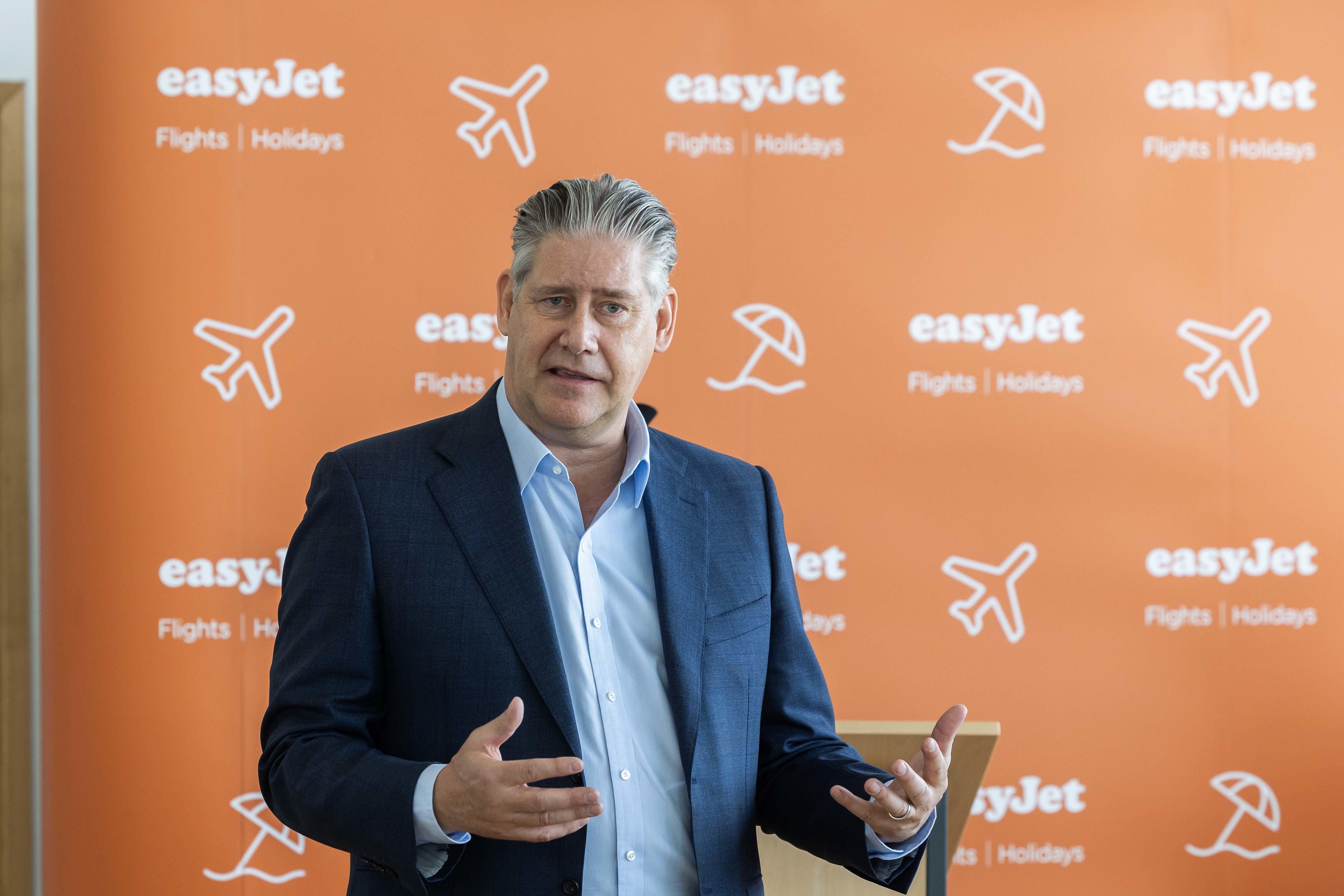 EasyJet said Johan Lundgren will step down in 2025 after seven years at the helm (Fabio De Paola/PA)