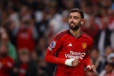 Bruno Fernandes makes statement on Manchester United future as Erik ten Hag admits ‘he has to carry the team’