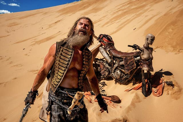 <p>Sand by your man: Chris Hemsworth in ‘Furiosa: A Mad Max Saga’</p>