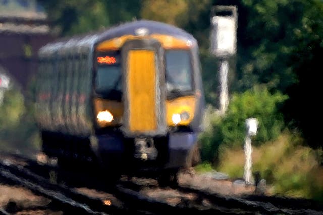 Teenagers will be able to qualify to drive trains under Government plans to ease a staffing shortage (Gareth Fuller/PA)