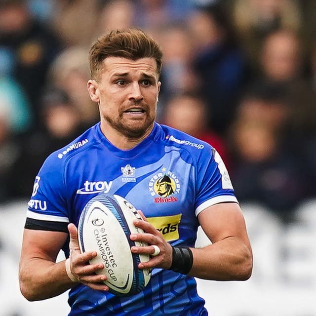 Henry Slade has agreed a new contract with Exeter (Robbie Stephenson/PA)