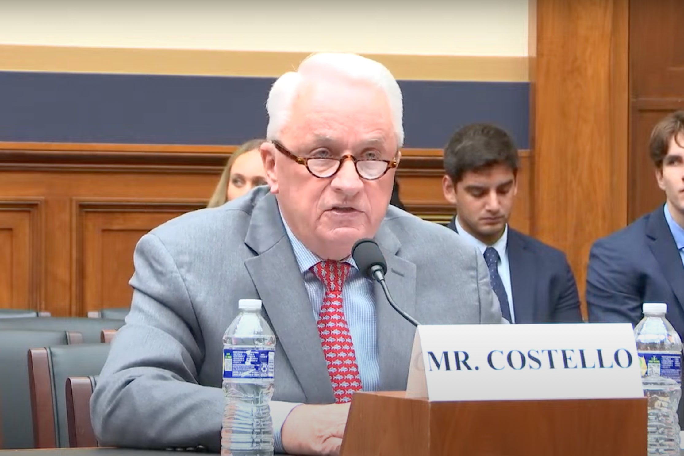 Robert Costello, former legal adviser to Michael Cohen, testifying before a House committee on 16 May 2024