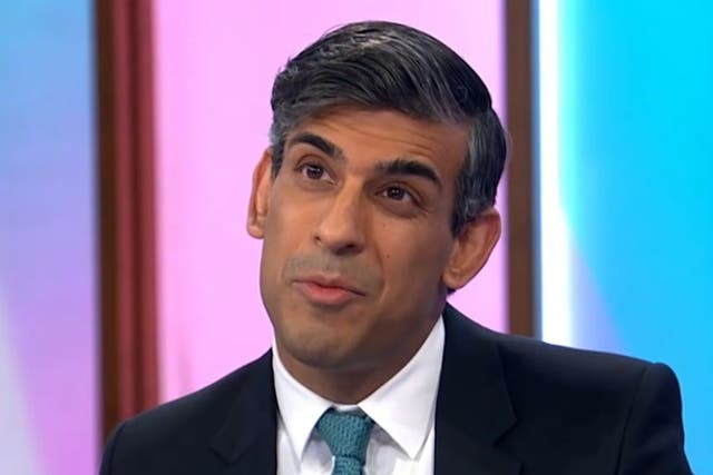 <p>Rishi Sunak grilled on why he ‘hates pensioners’ during Loose Women appearance</p>