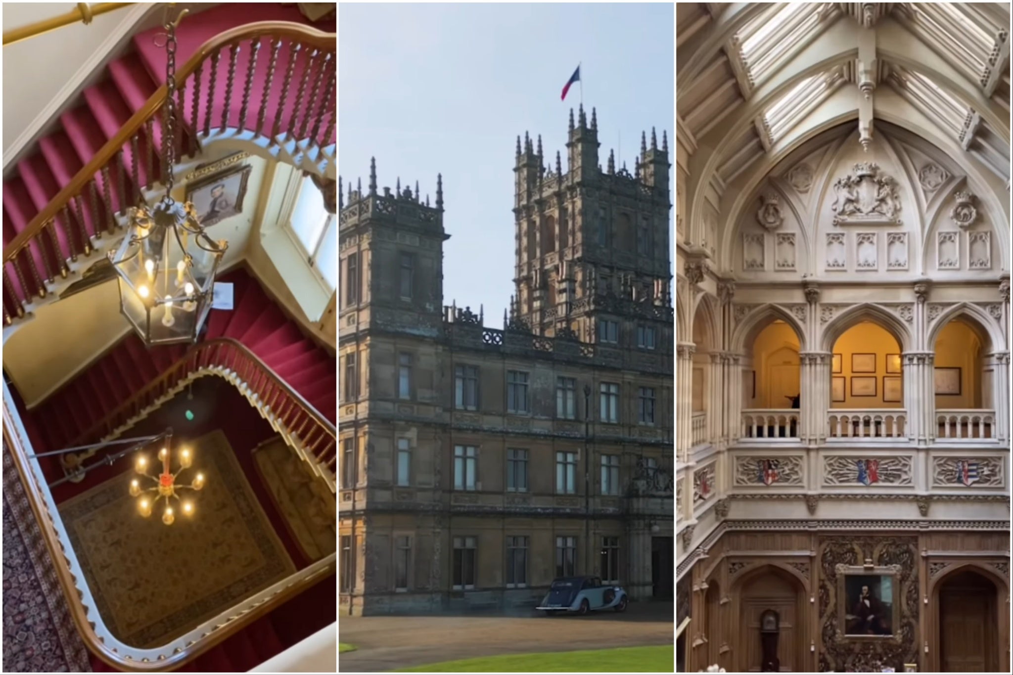 Highclere Castle, the setting for Downton Abbey