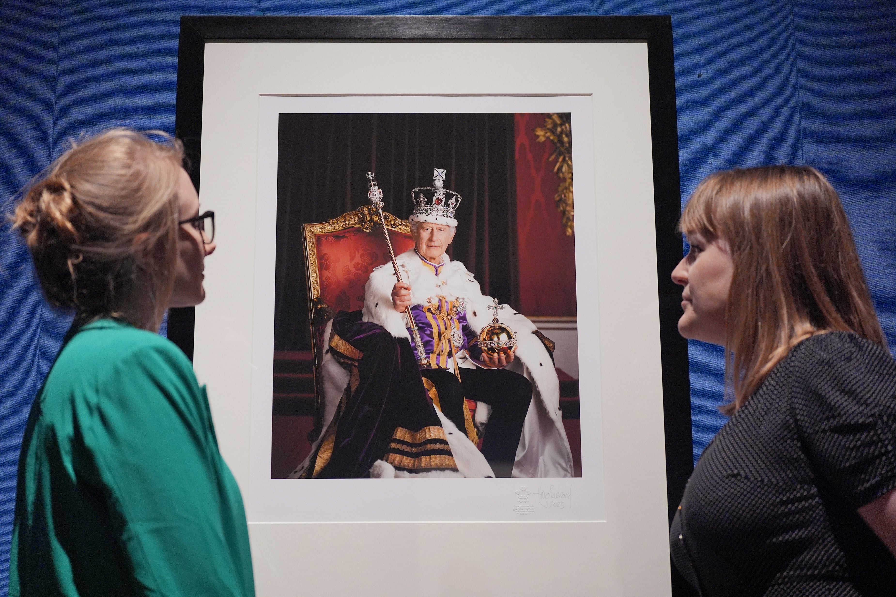 The exhibition features members past and present members of the royal family