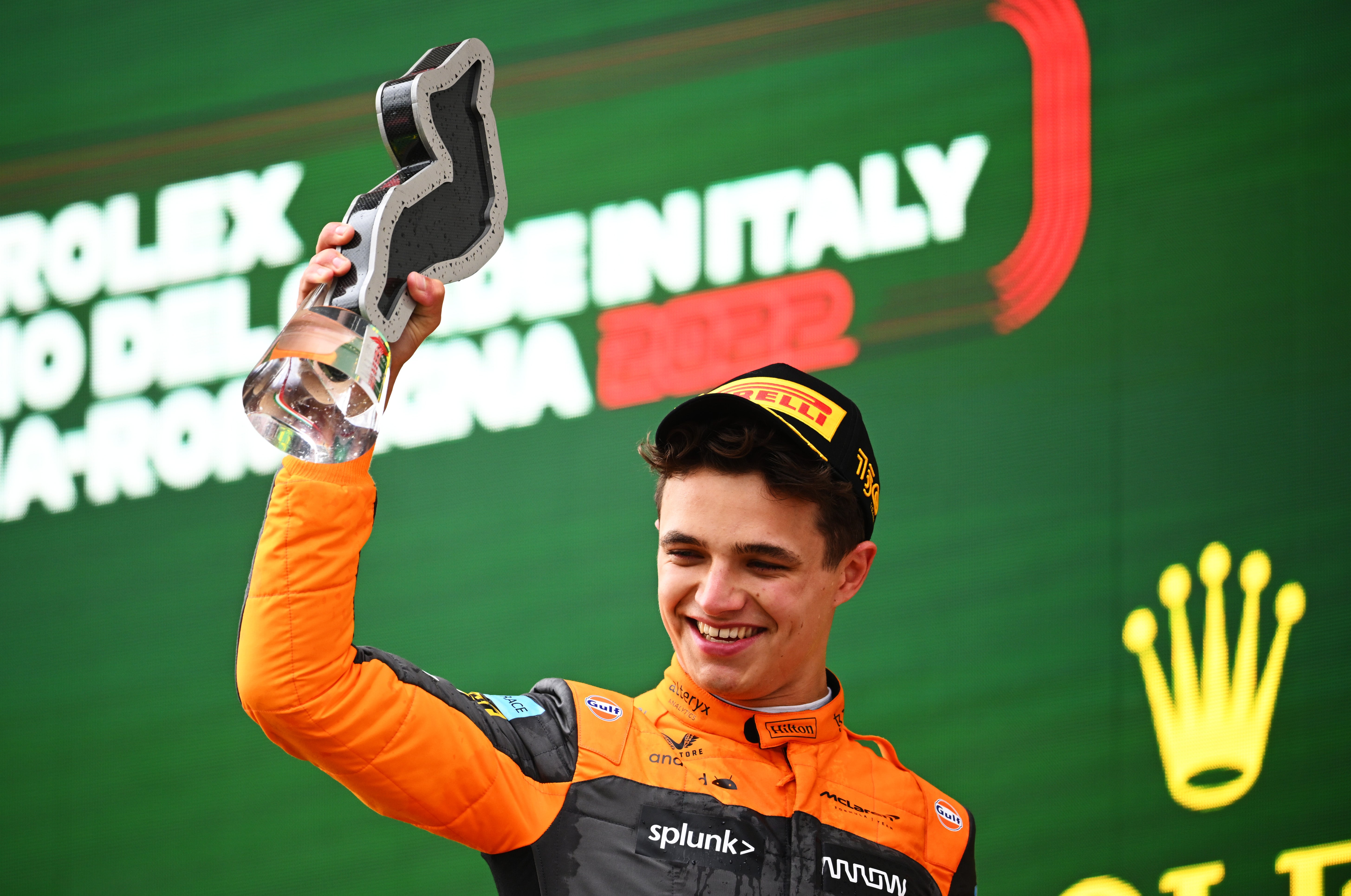 Norris finished on the podium at Imola in 2021 and 2022