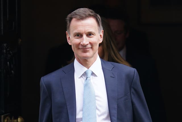 <p>Chancellor of the Exchequer Jeremy Hunt (PA)</p>