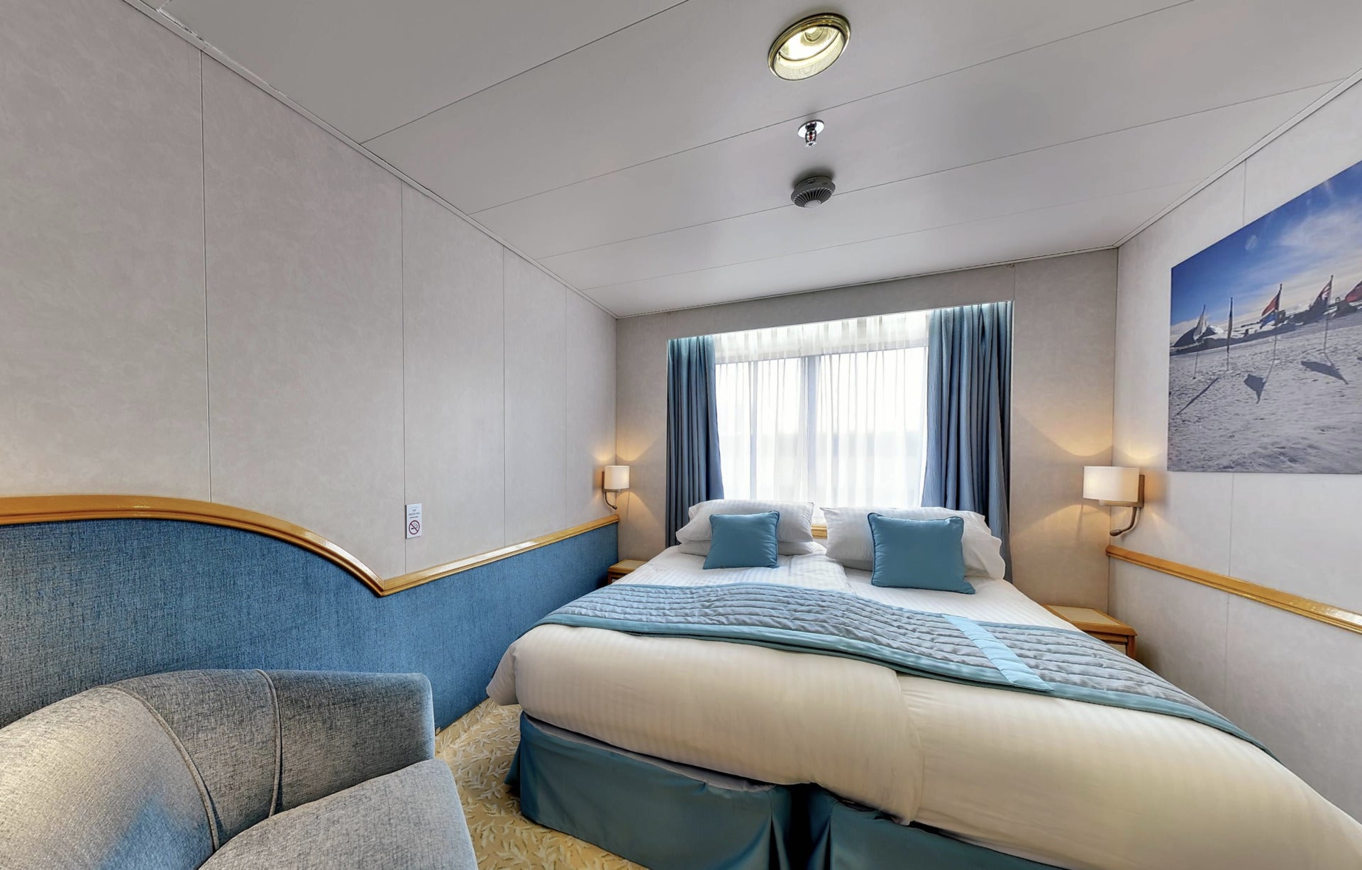 Cabins are available for one or two passengers