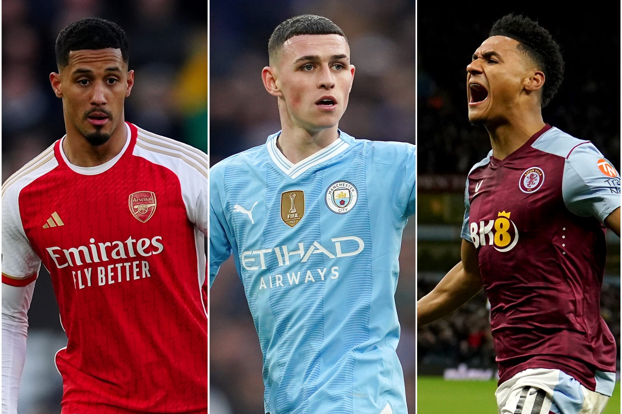 William Saliba, Phil Foden and Ollie Watkins have all enjoyed standout campaigns