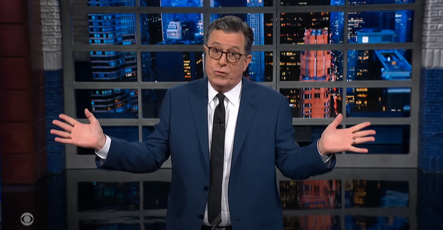 <p>Stephen Colbert pokes fun at Trump over infamous inauguration photo after Cohen testimony at hush money trial</p>