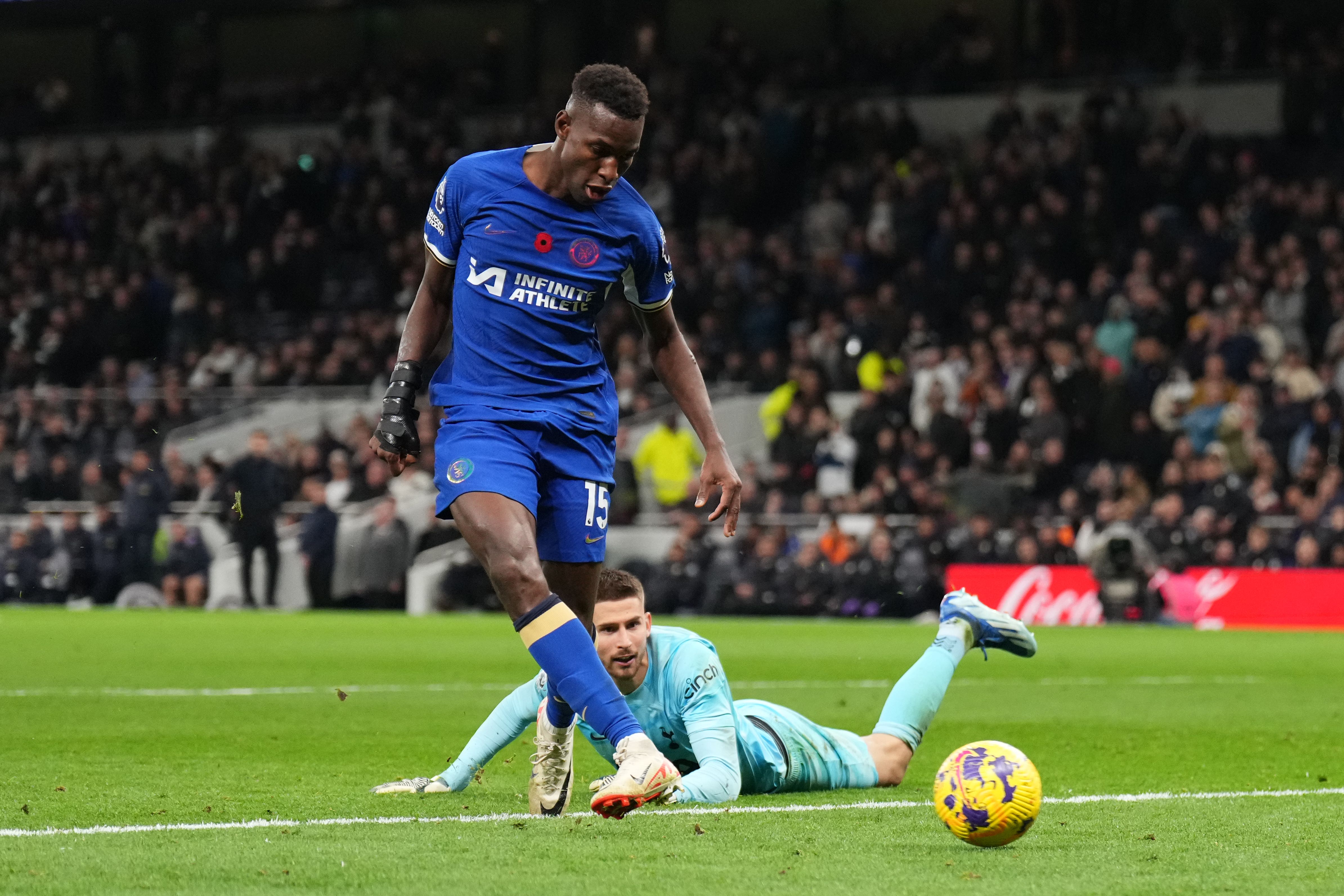 A hat-trick from Nicolas Jackson helped Chelsea manager Mauricio Pochettino enjoy a successful return to Tottenham (John Walton/PA)