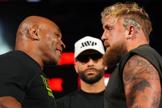 Mike Tyson and Jake Paul square off in Texas