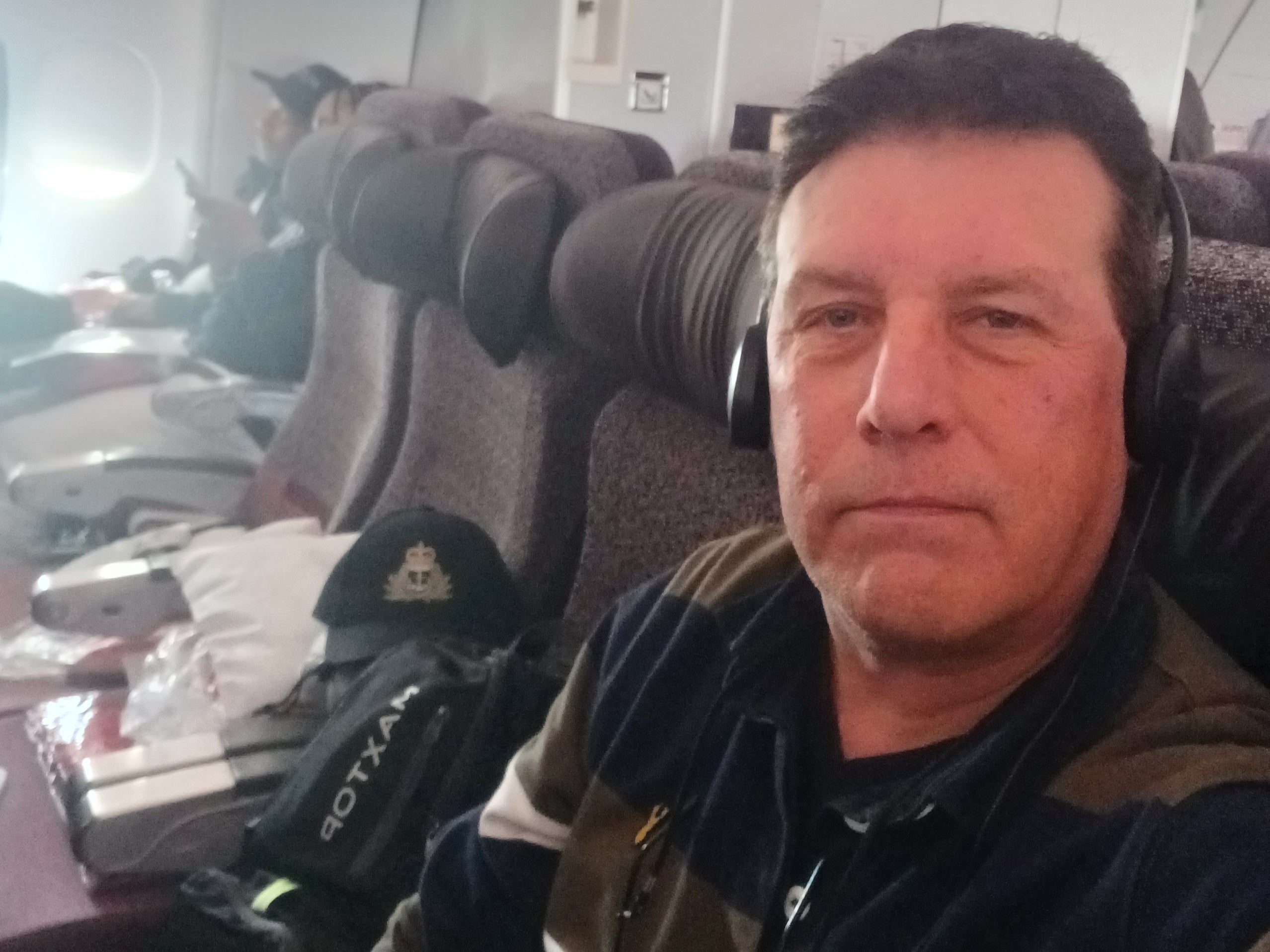 Wide open spaces: Ian Field on his outbound flight from London Heathrow to St Lucia