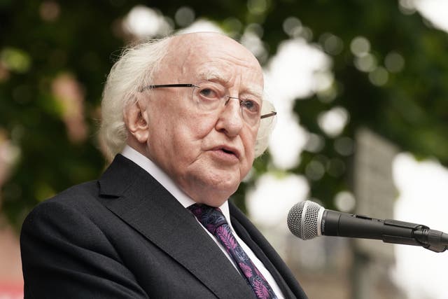 President of Ireland Michael D Higgins (Brian Lawless/PA)