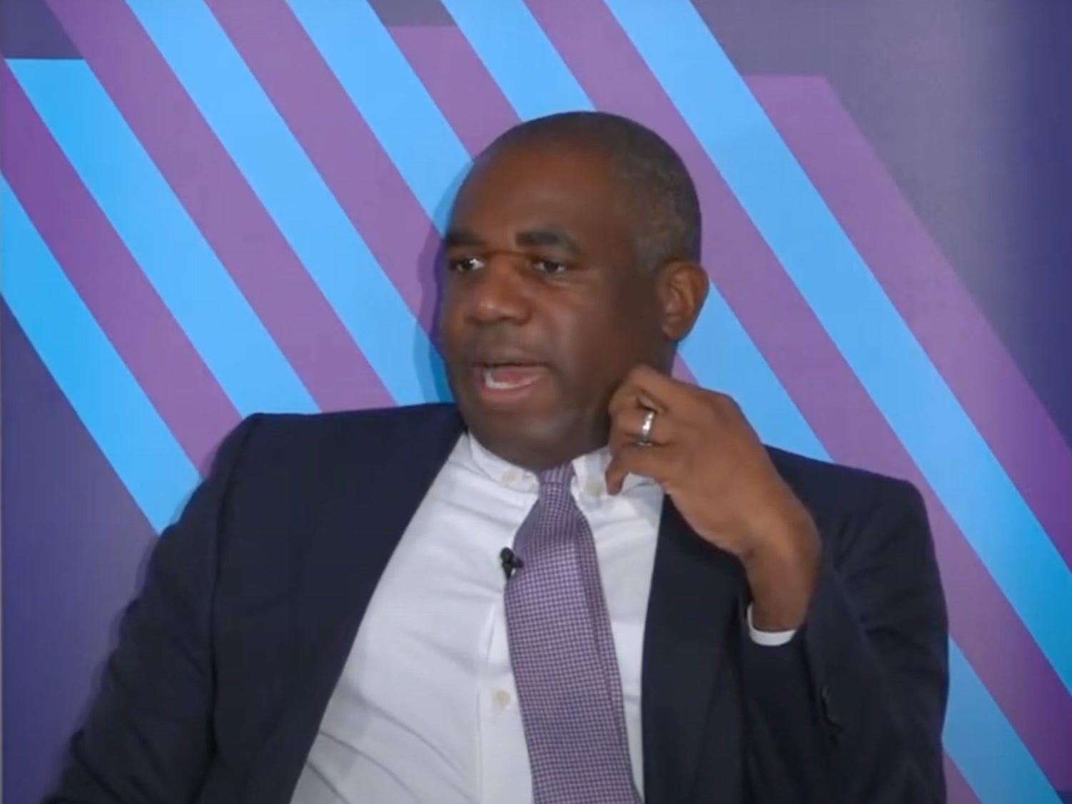 David Lammy spoke at an Institute for Government event on Friday