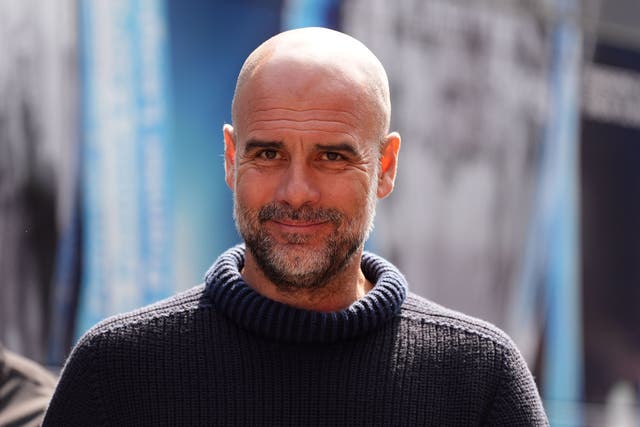 Pep Guardiola’s Manchester City need to beat West Ham in their final game at the Etihad Stadium on Sunday (Zac Goodwin/PA)