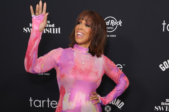 <p>Gayle King at the Sports Illustrated swimsuit issue launch party </p>