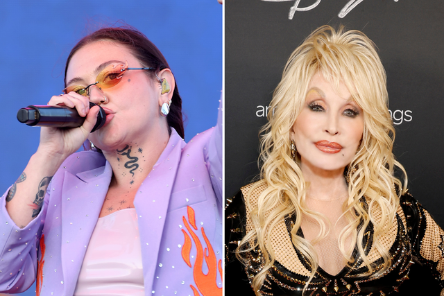 <p>Elle King and Dolly Parton</p>