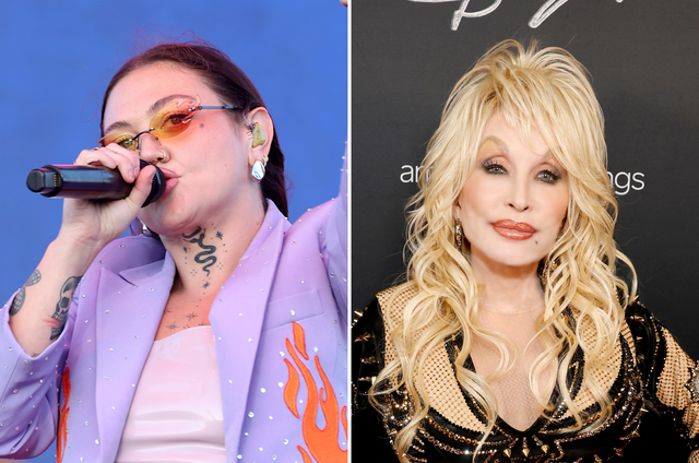 <p>Elle King and Dolly Parton</p>