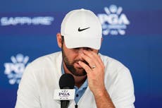 Scottie Scheffler: I was shaking in ‘shock and fear’ after arrest at US PGA