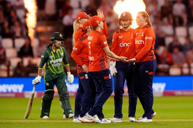England claimed a T20 series victory over Pakistan (Bradley Collyer/PA)