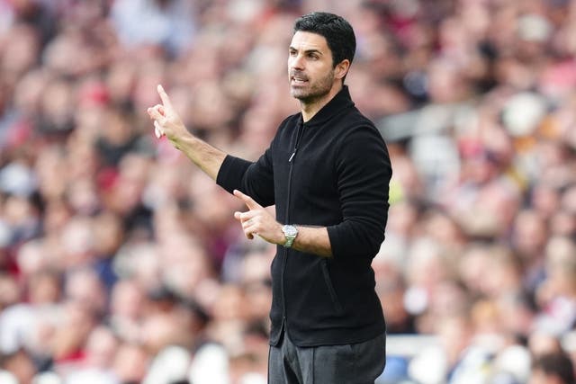 Mikel Arteta would have picked Son out of any Premier League player to score the late chance he missed against Manchester City (Adam Davy/PA)