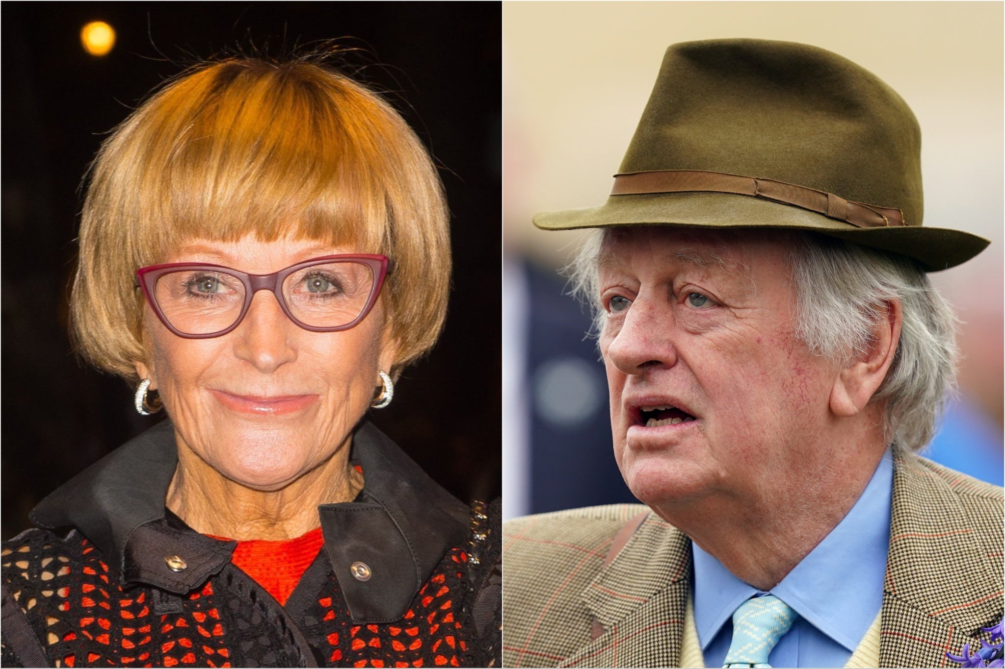 Anne Robinson and Andrew Parker Bowles
