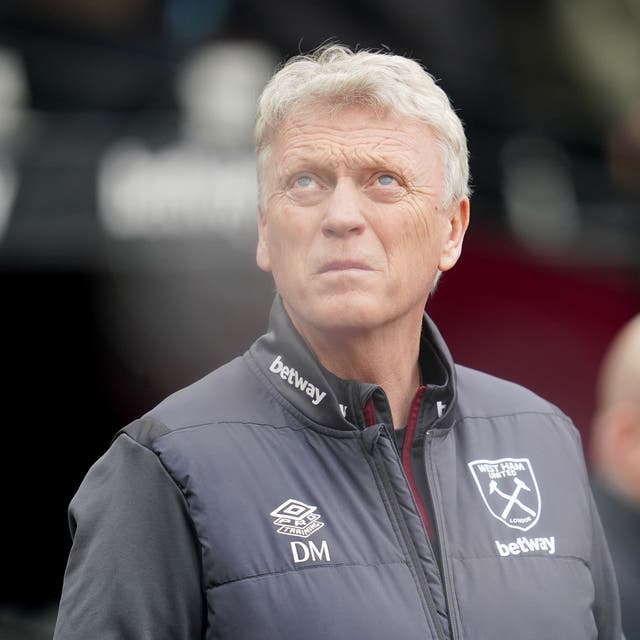 David Moyes has one game left as West Ham manager (Adam Davy/PA)