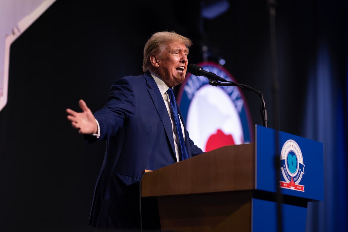 Trump demands Biden take a drug test before debate during fundraiser hours after Barron&rsquo;s graduation: Live