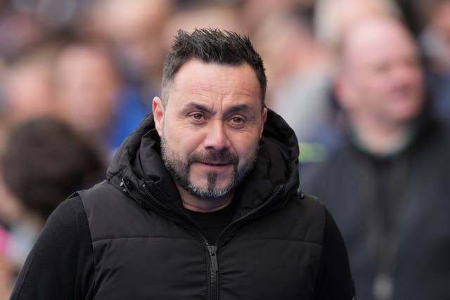 <p>Head coach Roberto De Zerbi will leave Brighton </p>