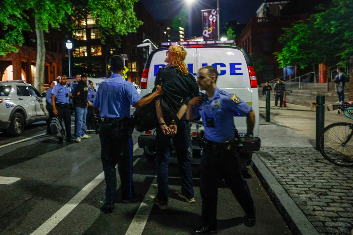 Pro-Palestinian protesters set up a new encampment at Drexel University