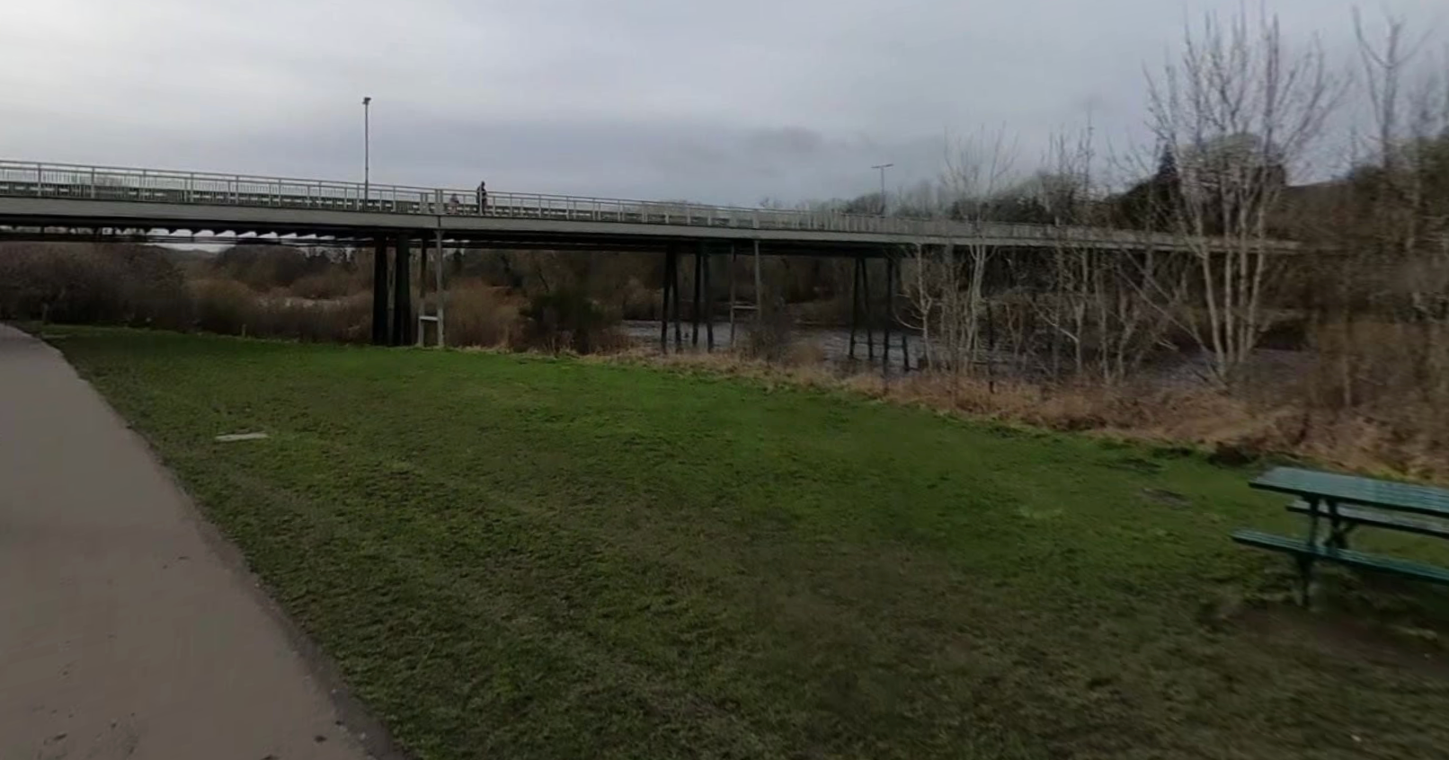 The two teenagers went into the water near Ovingham Bridge, Northumberland