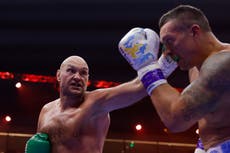 Fury vs Usyk LIVE: Fight updates and undercard results after split decision in heavyweight classic