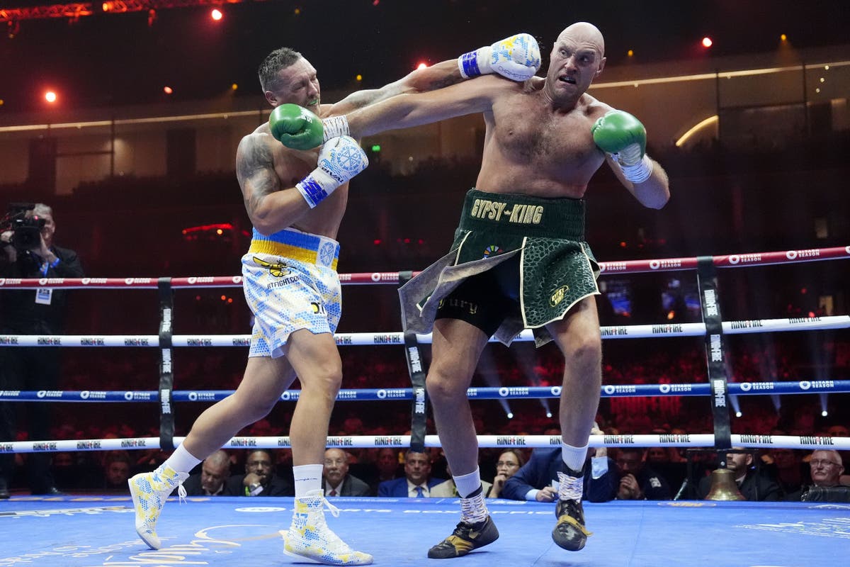 Oleksandr Usyk beats Tyson Fury to become undisputed world heavyweight champion