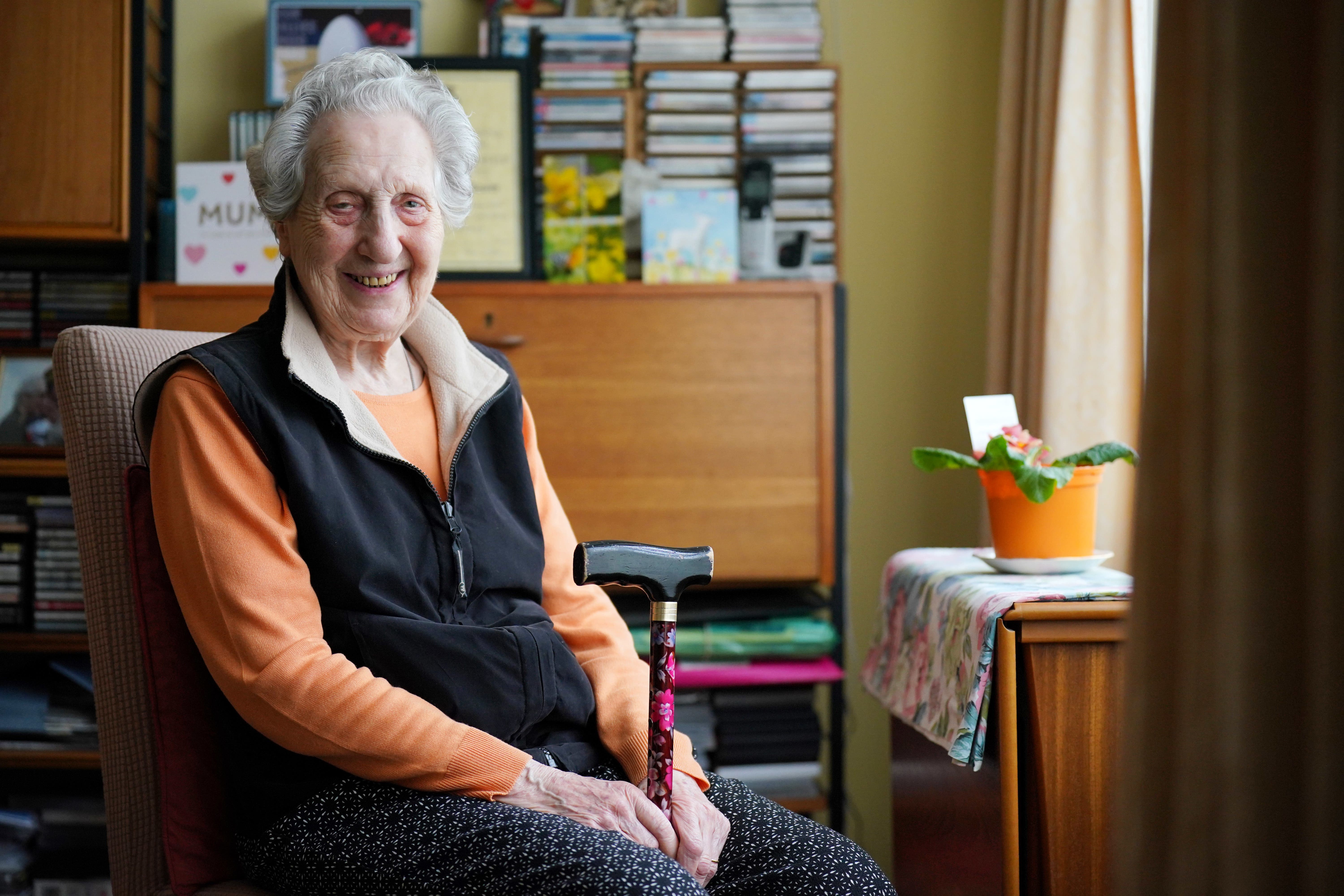 Marie Scott operated a radio on D-Day (Jonathan Brady/PA)