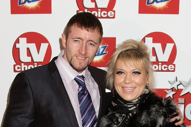 <p>Tina Malone and Paul Chase in 2011</p>