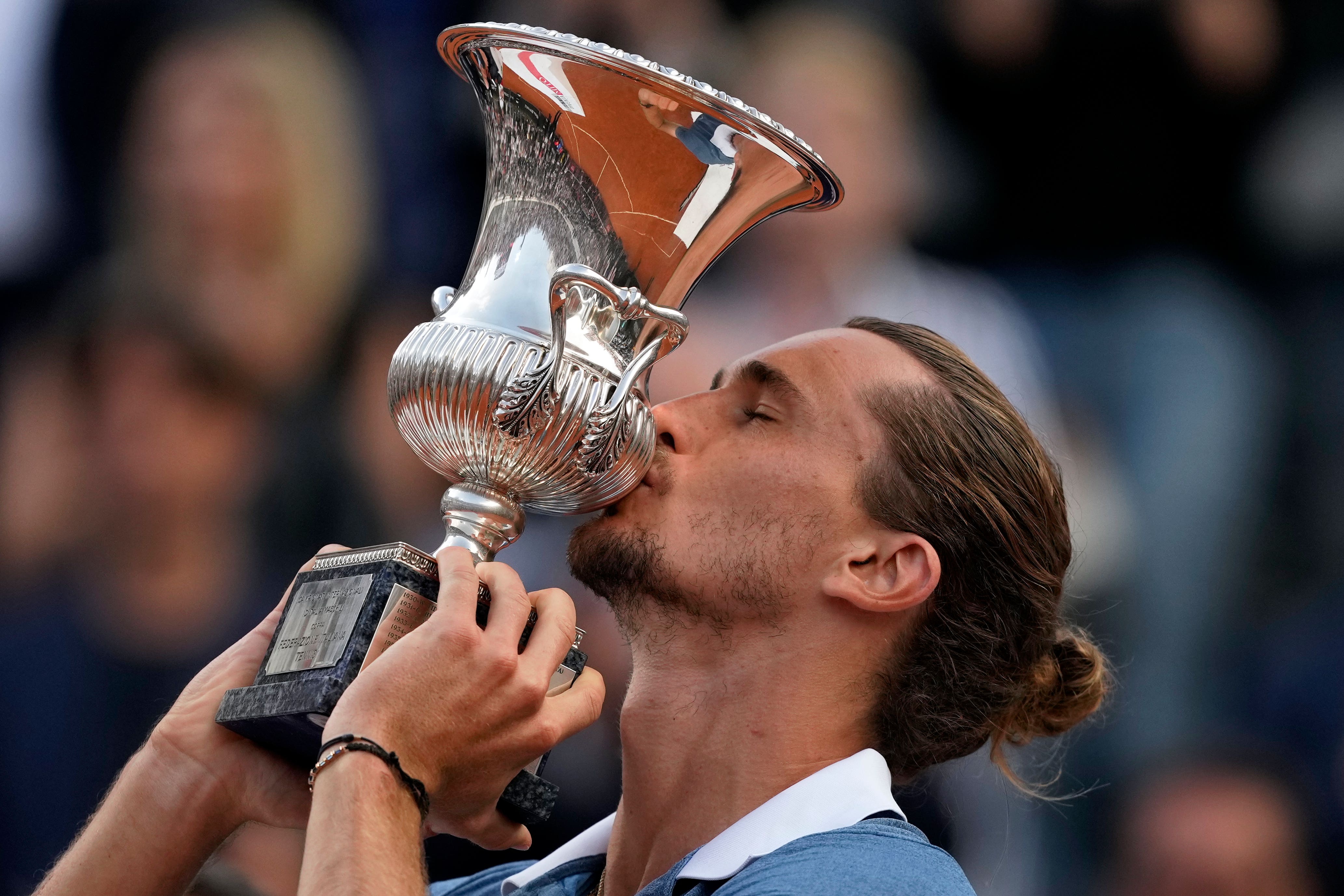 Alexander Zverev secured the Italian Open in a statement performance ahead of Roland Garros
