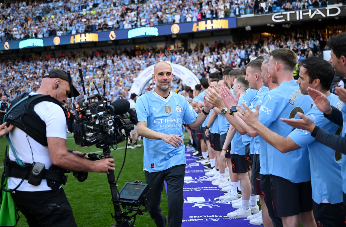 Pep Guardiola admits he is ‘closer to leaving’ Manchester City after latest title