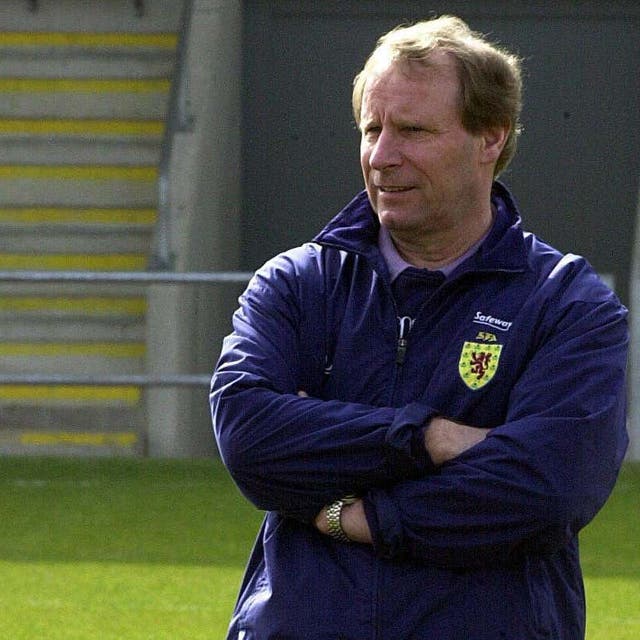 Berti Vogts succeeded Craig Brown as Scotland boss in 2002 (Andrew Milligan/PA)