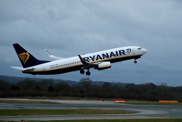 <p>Ryanair said 19.3 million passengers booked tickets for its flights in June</p>