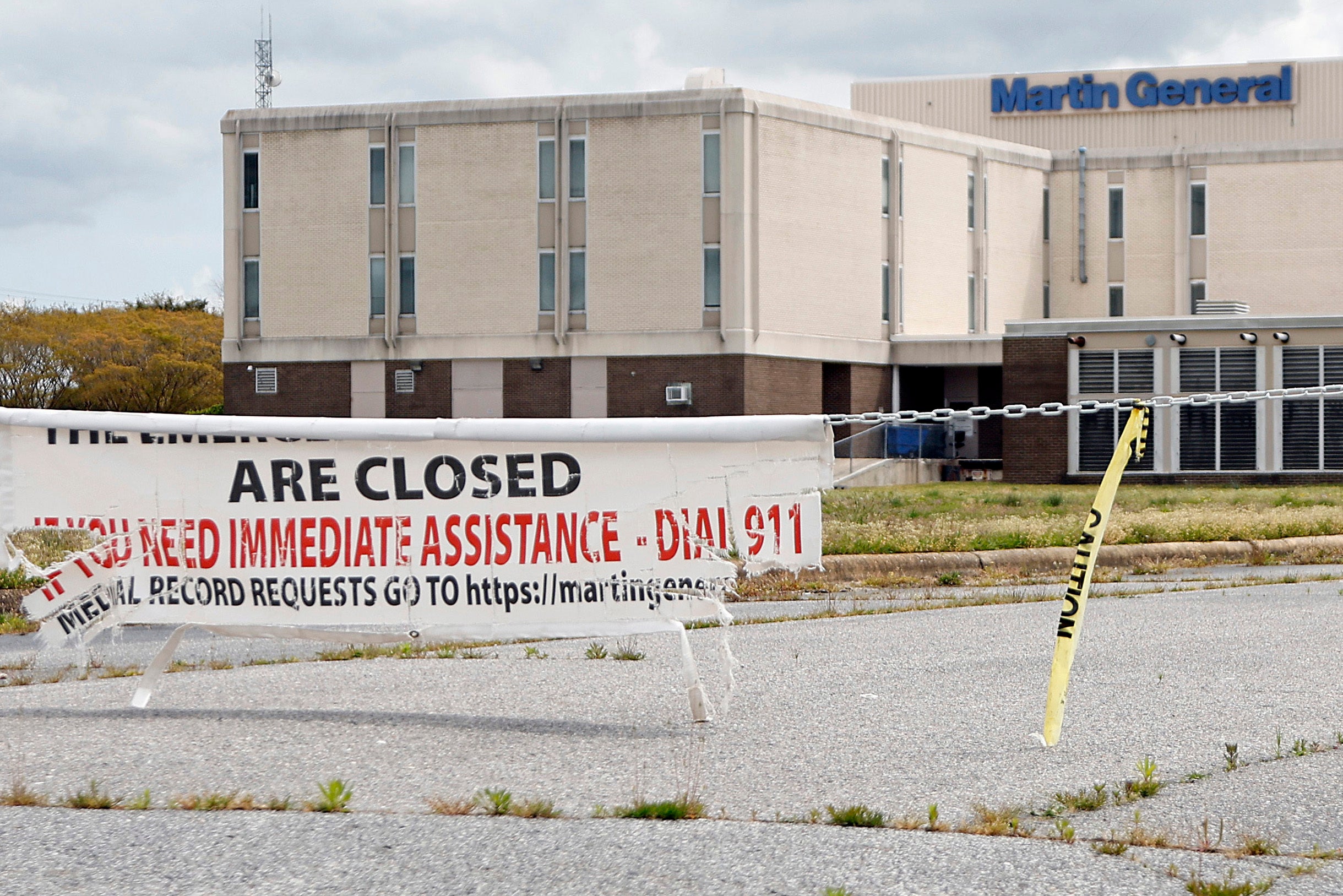 Martin General Hospital in Williamston, NC, has closed